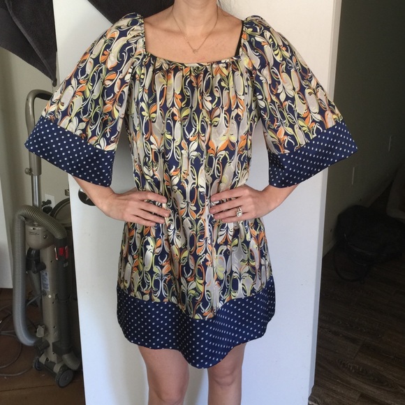 70s inspired dress.