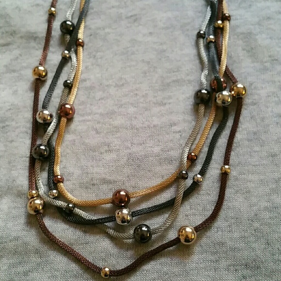 Multi strand necklace