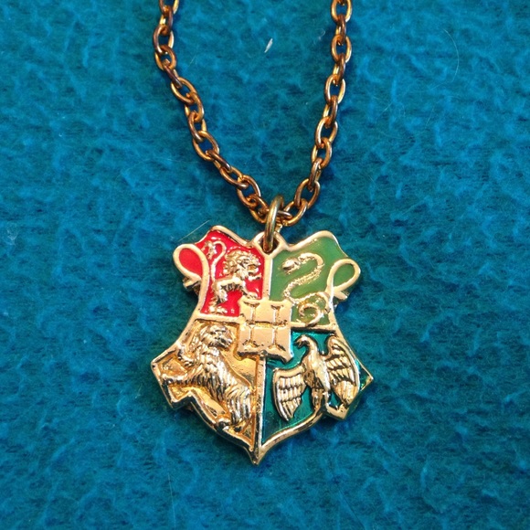 Harry Potter 4 houses necklace