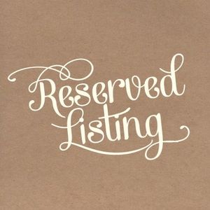 Reserved painted henna letter!!