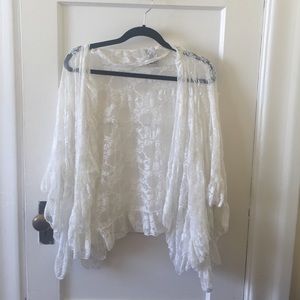 Free People Lace Kimono