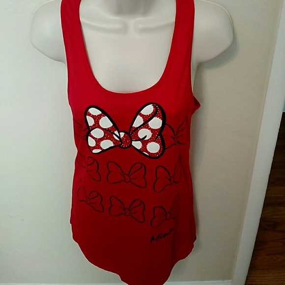 Disney tank top, Minnie's bow