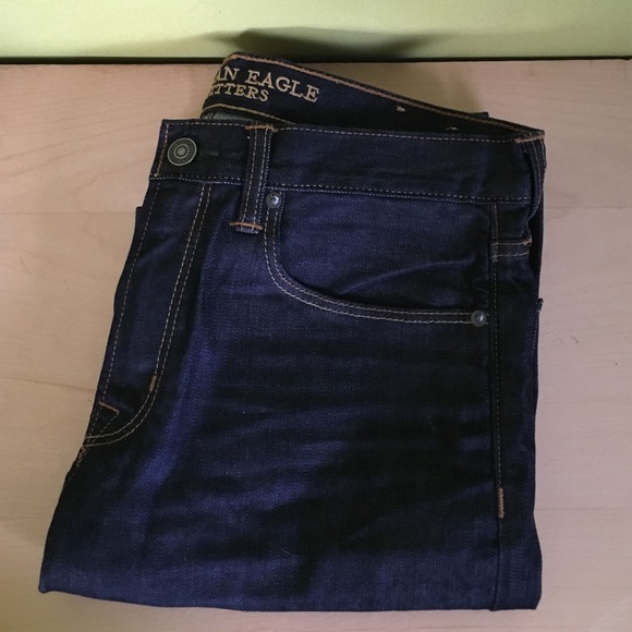 MEN'S American Eagle dark wash straight jean