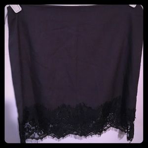 Black mini with lace. Brand new.