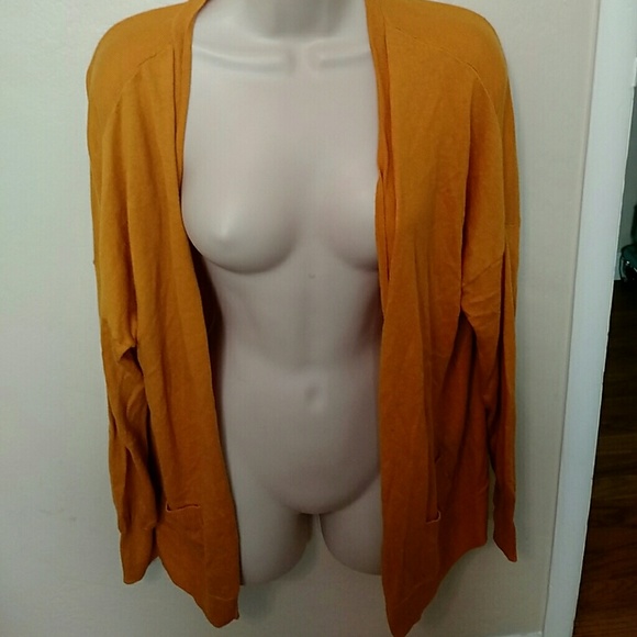 Mustard cardigan