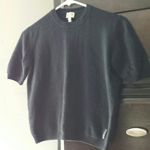 Armani Jeans: black cashmere t-shirt