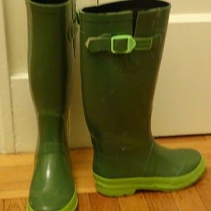 Marc Jacobs green rain boots