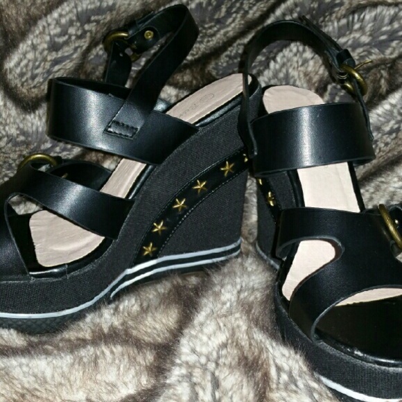 Reneeze Black wedge