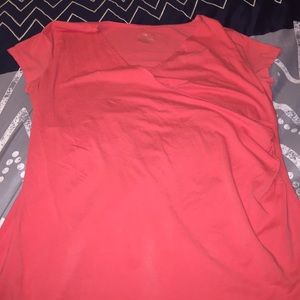 Coral Wrap Shirt