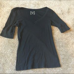 Old navy black v neck 3/4 sleeve
