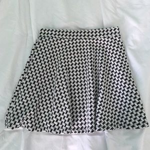 Herringbone A-line Skirt
