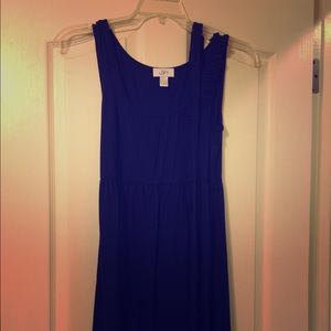 Navy blue dress Anne Taylor loft