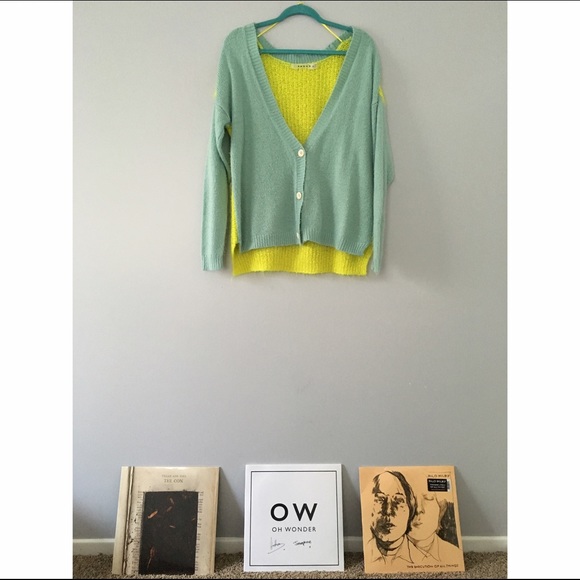 Color block cardigan purchased from nasty gal