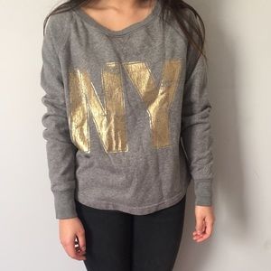 Gold and Grey AERO crewneck