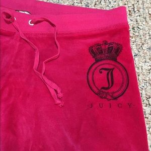Juicy Couture track pants in pink Size-S