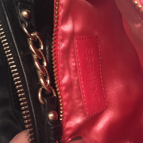 Express Clutch Bundle Black & Coral Clutch W/ Gold - Picture 4 of 4