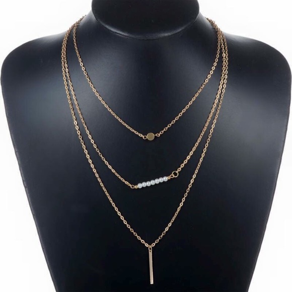 Three layer necklace - Picture 2 of 3