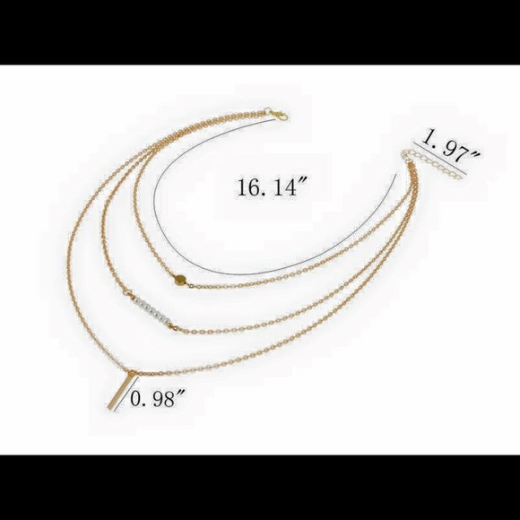 Three layer necklace - Picture 3 of 3