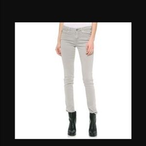 Stevie Ankle Gray Jeans AG slim straight leg