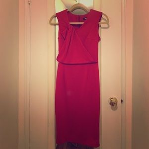 Asos form fitting red dress, perfect for dinner