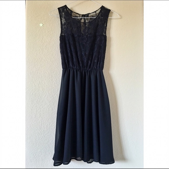 Black Lace Dress - Picture 1 of 3