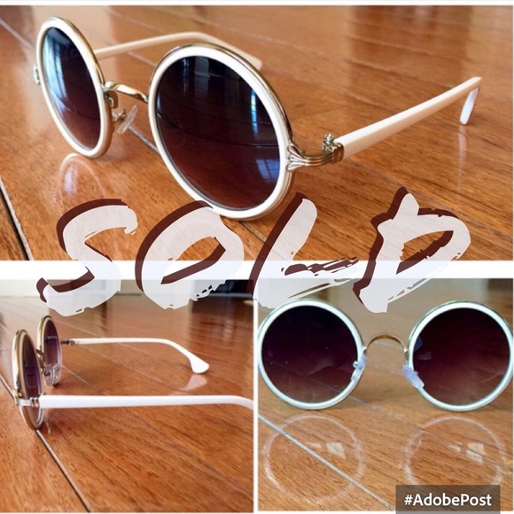 SOLD. Retro Vintage Round Sunglasses