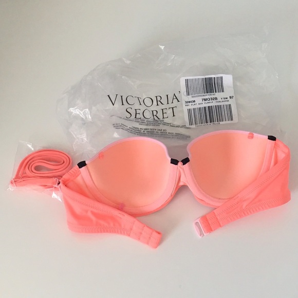 VS The Flirt Colorblock Bandeau - Coral Flash - Picture 2 of 4