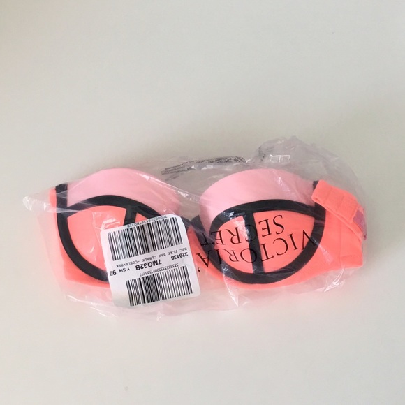 VS The Flirt Colorblock Bandeau - Coral Flash - Picture 3 of 4