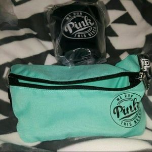 Victoria's secret PINK fanny pack & Loozie SET
