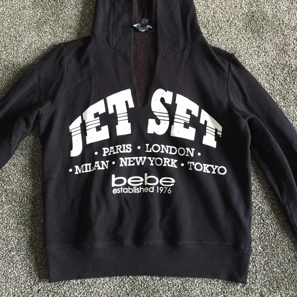 Bebe Crop top hoodie