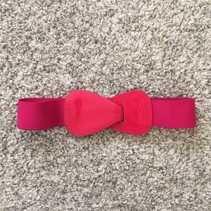 Hot pink belt