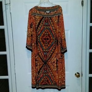 Boho Midi Shift Dress ***Sale***