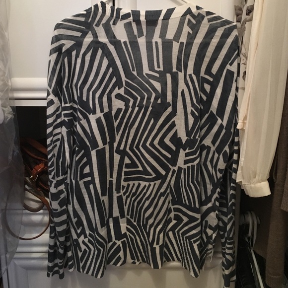 Loft Geometric Pattern Cardigan - Picture 4 of 4