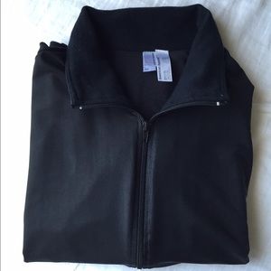 American Apparel Black Lamè Windbreaker