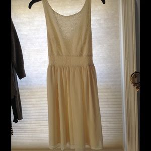 Delia's white lace dress