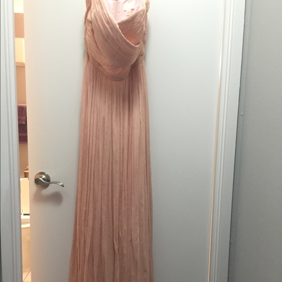 J. Crew dusty rose long bridesmaid dress - Picture 2 of 4