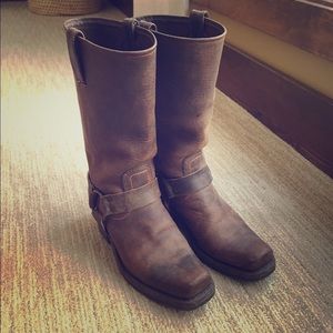 Frye harness boots