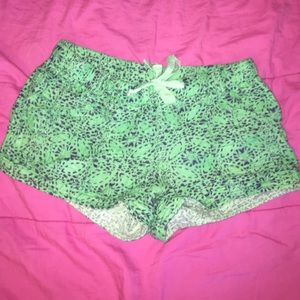 Green/purple shorts