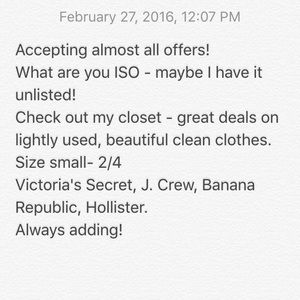 Size small, 2/4, brand names, EUC and NWT!!