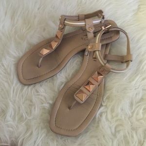 BCBG studded sandals