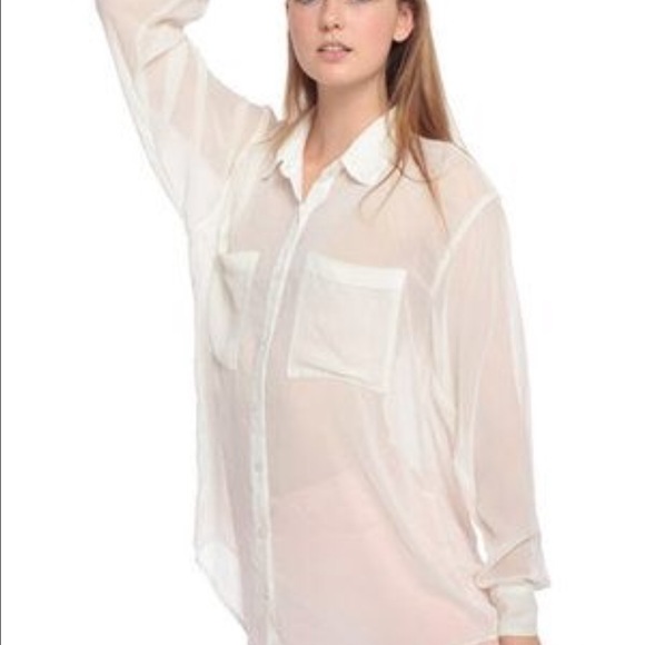 Cream chiffon Candies top