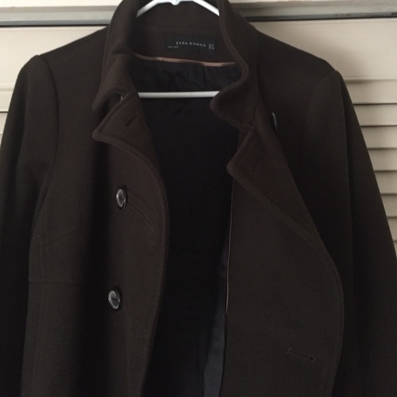 Zara Jackets & Coats Zara Brown Coat Poshmark