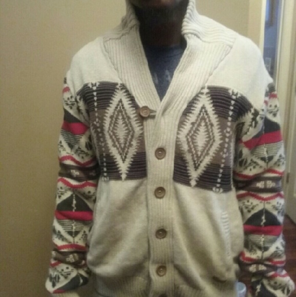 *SOLD* Men's Parish Nation Cardigan - Picture 4 of 4