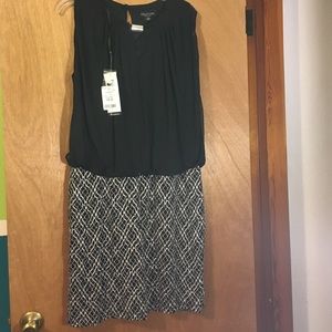 Black and silver social dress