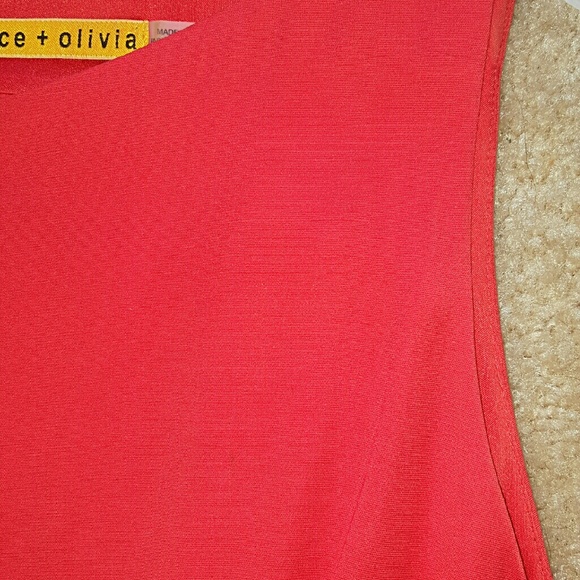 Alice + Olivia Peplum Back Cutout Dress - Picture 4 of 4