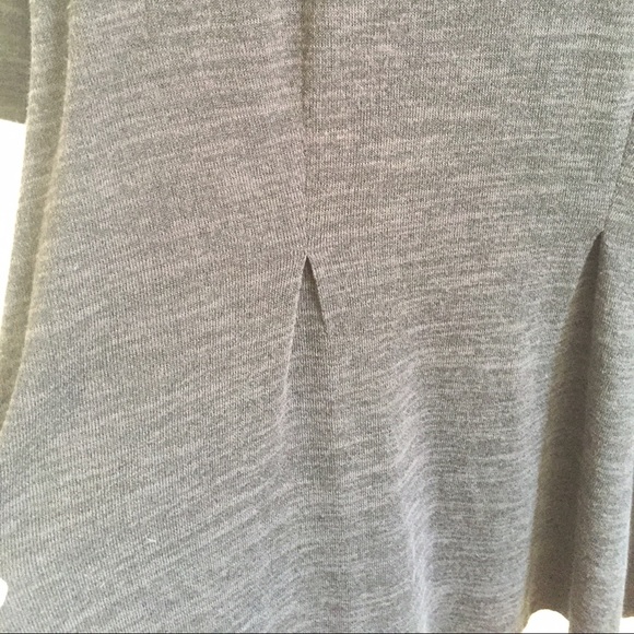 Soft Navy Pleated Waist Boxy Shift Dress - Picture 3 of 4