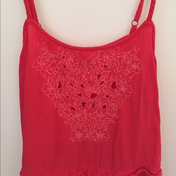 ❗️Final Sale❗️aerie • Embroidered Top