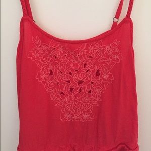 ❗️Final Sale❗️aerie • Embroidered Top