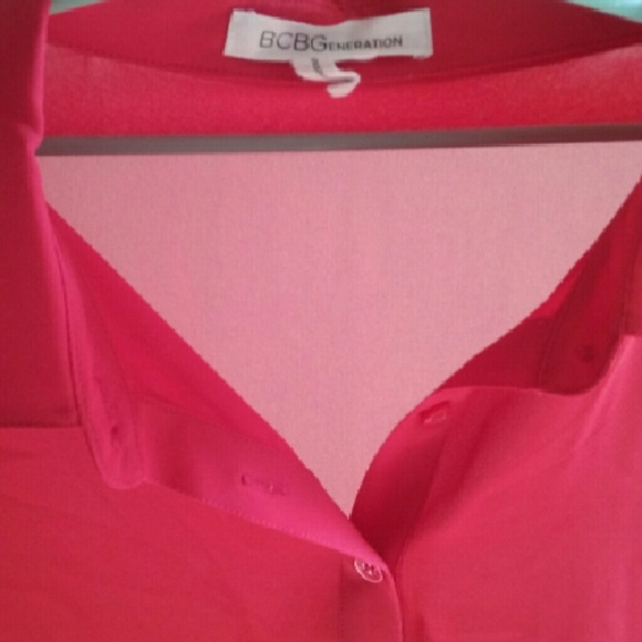 BCBG red top - Picture 3 of 4