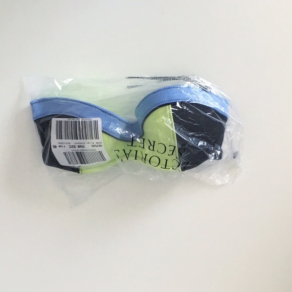 VS The Surf Flirt Bandeau Colorblock Bikini Top - Picture 3 of 4